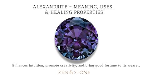 Alexandrite Meaning Uses And Healing Properties