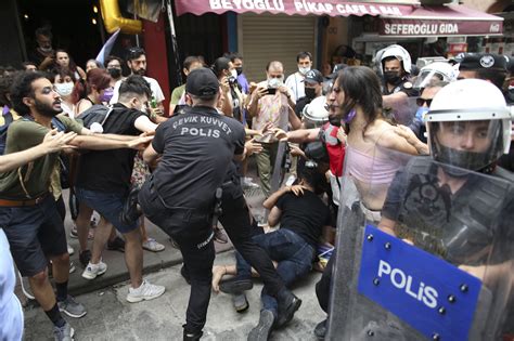 Istanbul Police Fire Tear Gas Disperse Banned Pride Parade Said