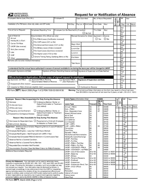 Fillable Ps Form Printable Forms Free Online
