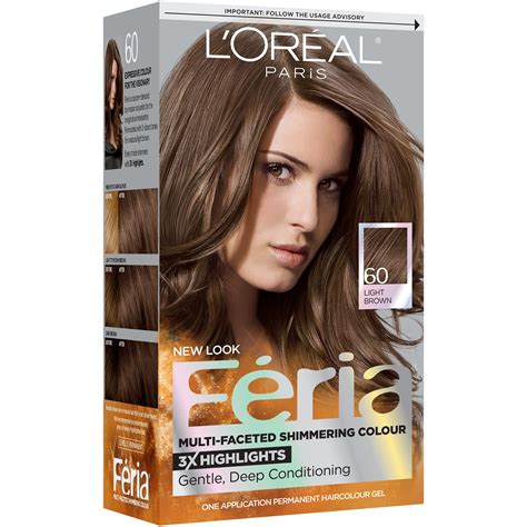 Majirel colors give a perfect finish. L'Oreal Paris Feria Permanent Hair Color, 60 Crystal Brown ...
