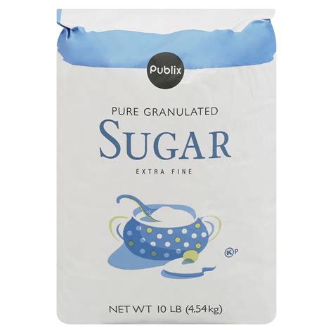 Publix Pure Granulated Extra Fine Sugar 10 Lb