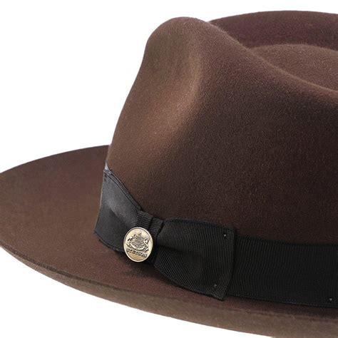 Mens Stetson Chatham Wool Felt Fedora Hat 238 In Brim