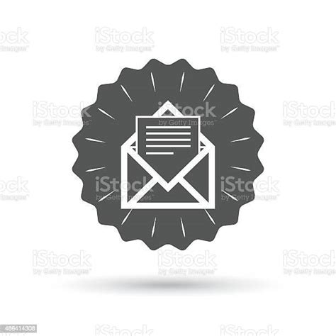 Ikon Surat Simbol Amplop Tanda Pesan Ilustrasi Stok Unduh Gambar