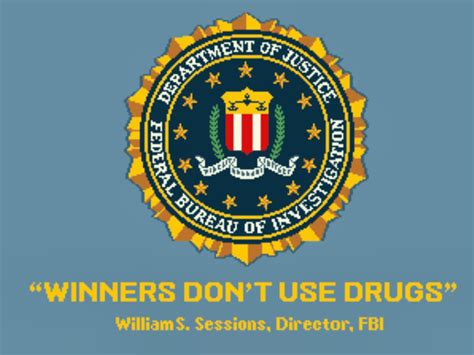 How The Fbi Made Winners Dont Use Drugs The Arcade Motto Of The