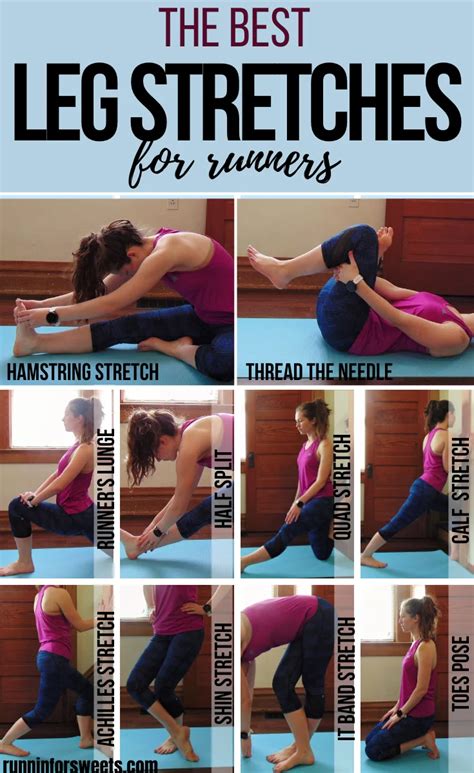 Essential Leg Stretches For Runners Runnin For Sweets