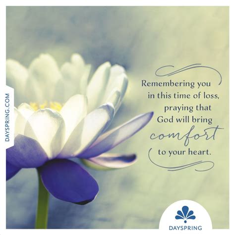 Comfort To Your Heart Dayspring Ecard Studio Sympathy Quotes