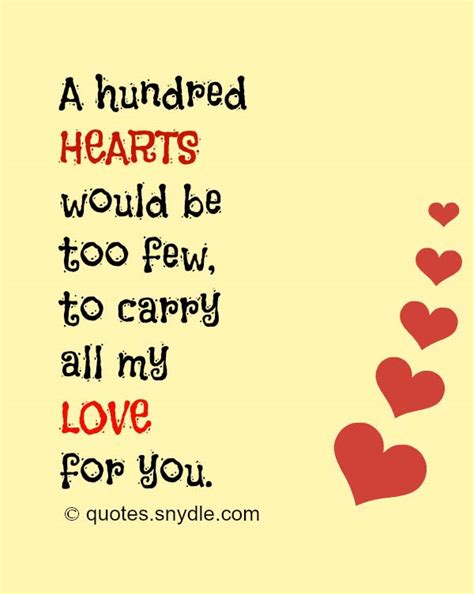 It's a sweet and lovely gesture to make her feel important. 50 Really Sweet Love Quotes For Him and Her With Picture ...
