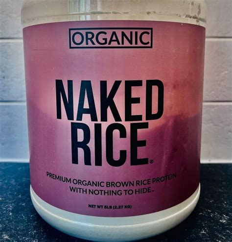 Naked Nutrition Rice Protein Powder Review Vegevega