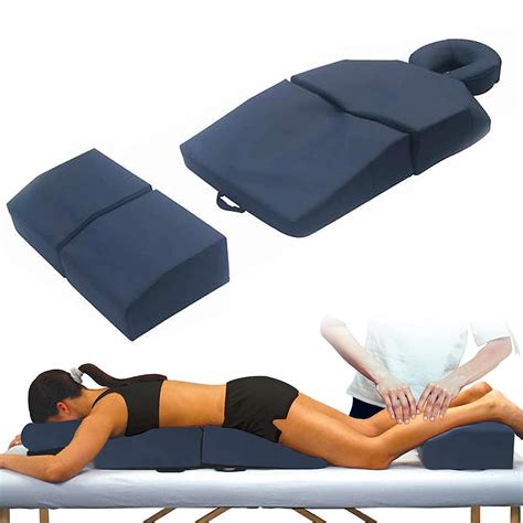 Amethyst Lake Pregnancy Massage Cushion With Headrest Full Body Prenatal Bolster