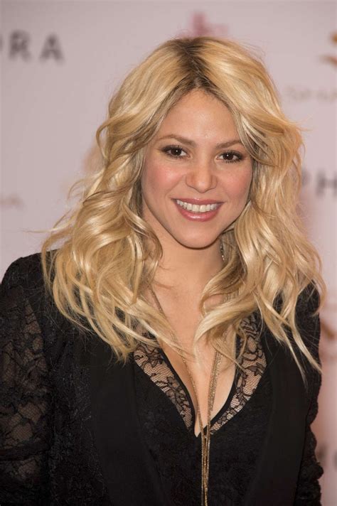 Shakira Hot Cleavage Hq Photos At S By Shakira Perfume Launch In Paris