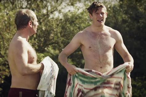 james norton sends grantchester fans into a frenzy as he opens show half naked mirror online