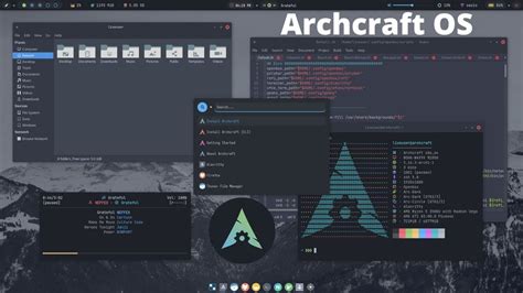 Archcraft Os A Minimalistic Lightweight Linux Distro Youtube