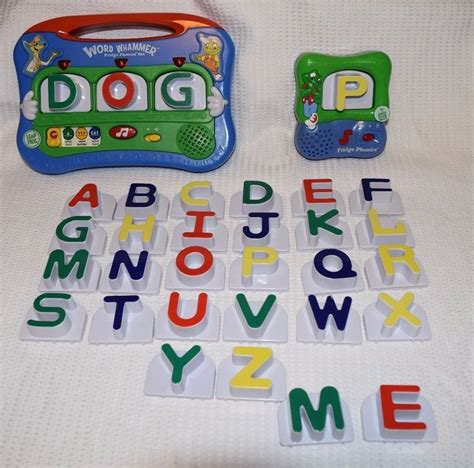 Leap Frog Letter And Word Whammer Fridge Phonics Complete Set