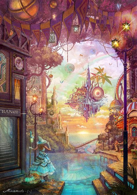 Floating City Tumblr Fantasy Art Landscapes Surreal Art Fantasy