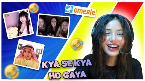 Girl Reacting To Funny Omegle Clips Funny Reaction🤣 Abhibee Youtube