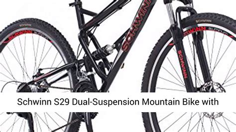 Schwinn S29 Dual Suspension Mountain Bike With 29 Inch Wheels In Gloss