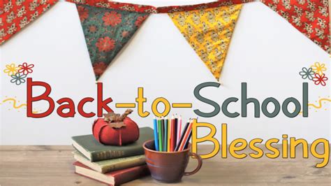 Back To School Blessings Gloria Dei Lutheran Church