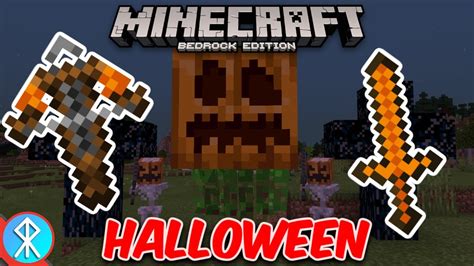 Minecraft Halloween Addon Mcpebedrockxbox Youtube