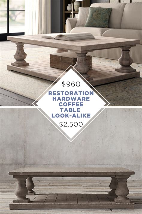 The Top 8 Restoration Hardware Coffee Table Dupes Coffee Table Decor