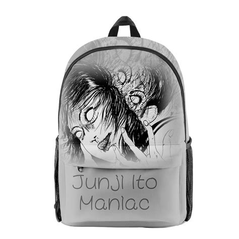 Bingtiesha Junji Ito 3d Backpack Menwomen New Game School Bags Unisex