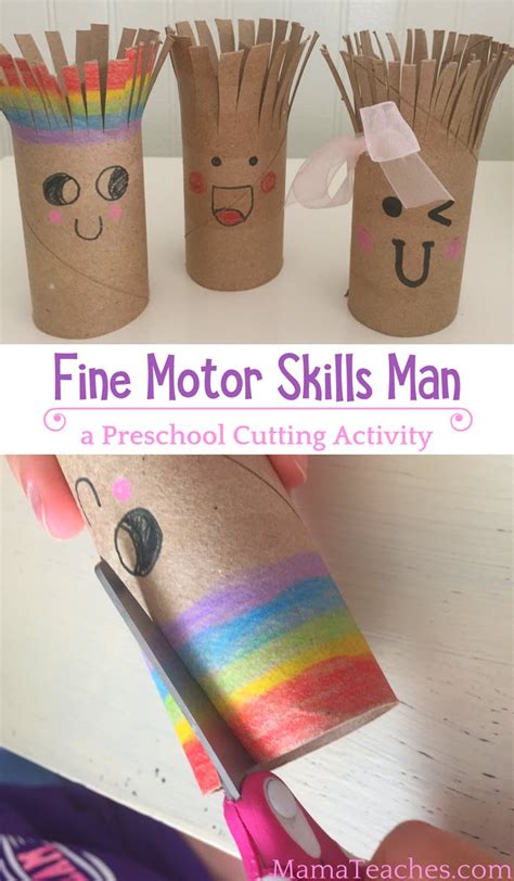 According to studies, preschool period of child's life cycle is vital to convey. Cutting Activity for Preschoolers: Fine Motor Skills Man