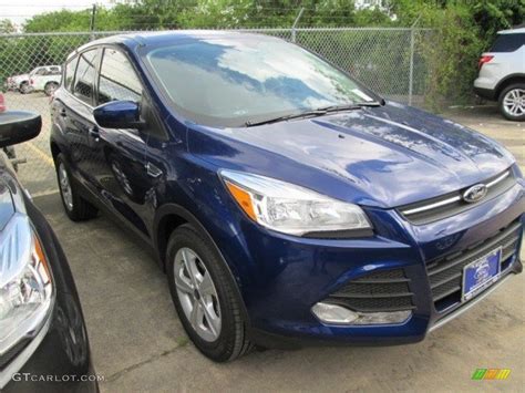 2015 Deep Impact Blue Metallic Ford Escape Se 104518650 Photo 3