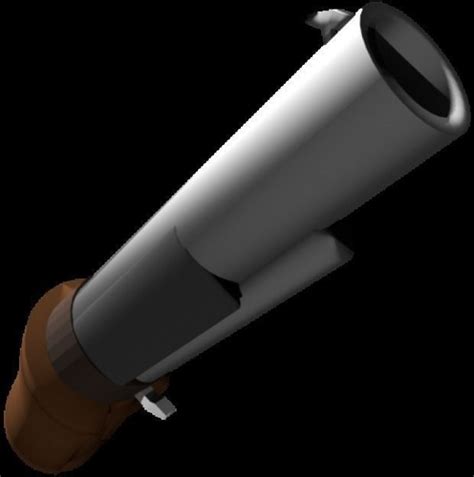 Low Poly ShotGun Telescope Free 3D Model CGTrader