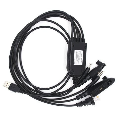 5 In1 Ftdi Usb Programming Cable Driveless For Motorola Ex600 Gp328plus Ep450 2way Radio Cable