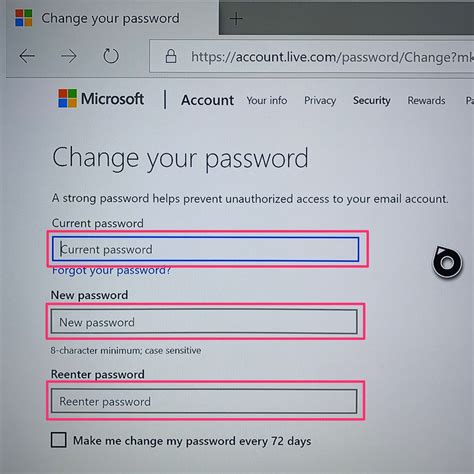 How To Change My Xbox Password