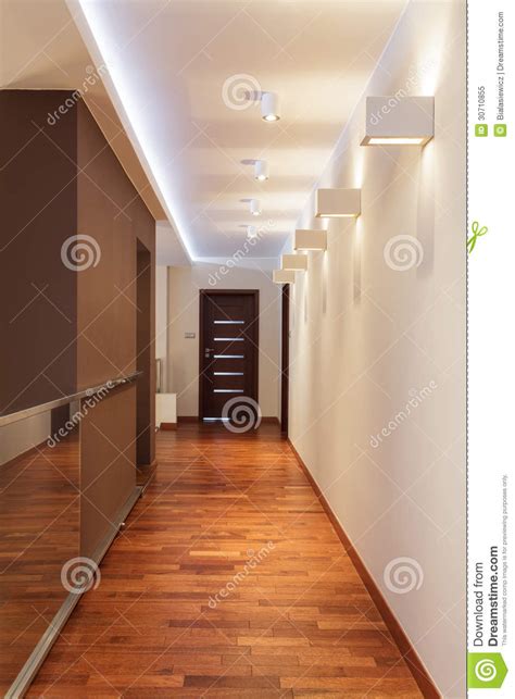 Grand Design Long Corridor Stock Image Image Of Hallway