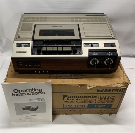 Vintage Pv Panasonic Omnivision Vcr Top Loader Vhs Playback Japan Read Ebay