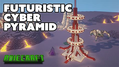 Minecraft Futuristic Pyramid Base Tutorial How To Build A Futuristic