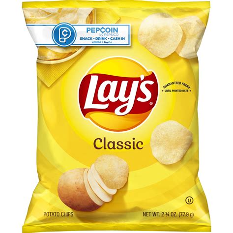 Lays Potato Chips Classic Flavor 275 Oz Bag Walmart Inventory
