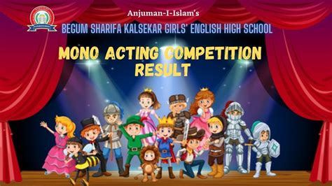 Mono Acting Competition Result Youtube