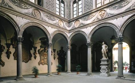 Palazzo Medici Riccardi Courtyard By Michelozzo Di Bartolomeo