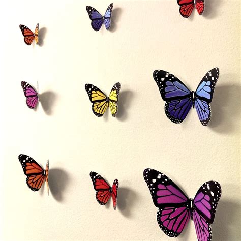 Diy 3d Butterfly Wall Decor Decor Ideas