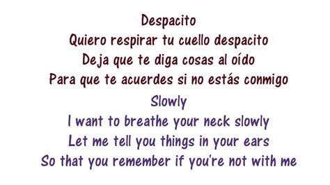 Learn to sing despacito slowed down boyce avenue version spanish. Despacito Lyrics in English and Spanish - Luis Fonsi ft ...