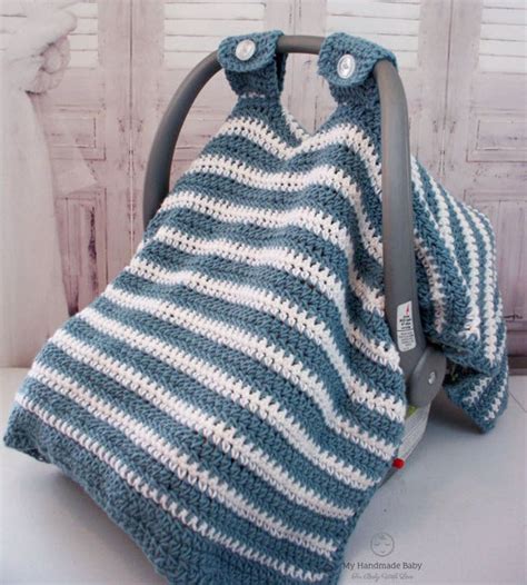 Baby Car Seat Cover Crochet Pattern Baby Car Seat Canopy Etsy In 2020