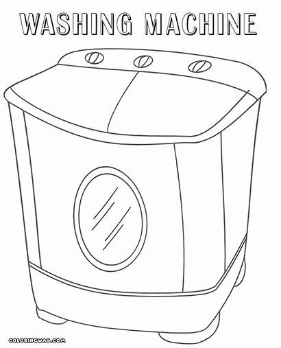 Washer Coloring Pages Colouring Colorings