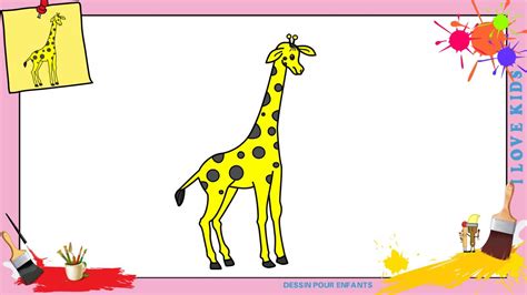 Dessin Girafe Facile Comment Dessiner Une Girafe Facilement Etape Par