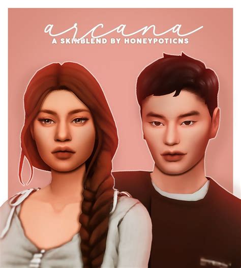 Arcana — A Non Default Skinblend By Honeypoticns The Sims 4 Skin