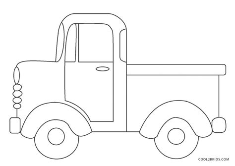printable truck coloring pages  kids