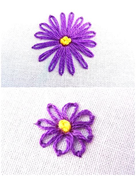 Lazy Daisy Embroidery Stitch Tutorial Embroidery Stitches Tutorial