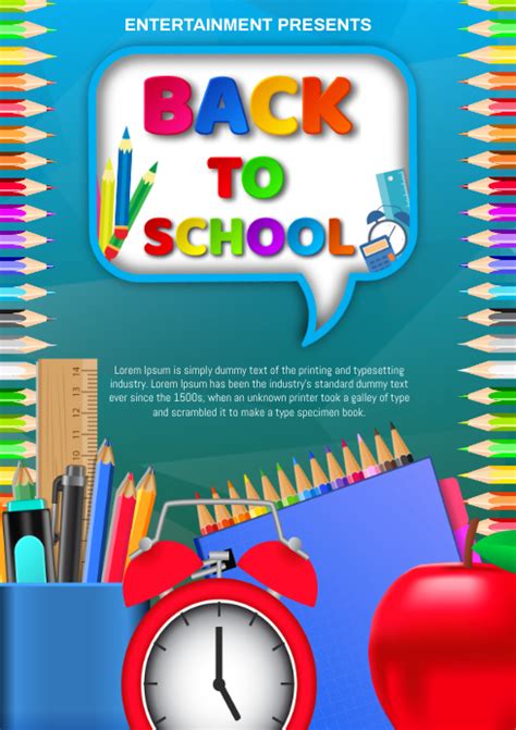 Back To School Template Postermywall