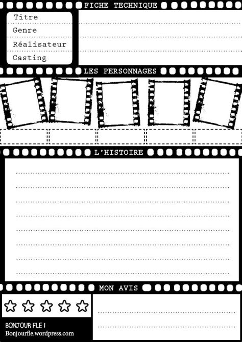 Film La Fiche Technique Diagram Quizlet