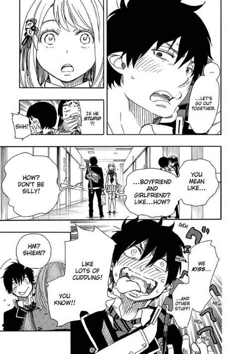 Izumi S Friend Is Literally Me Shhh Let It Happen Blue Exorcist