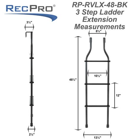 Rv Ladder Extension 48 Tall Recpro