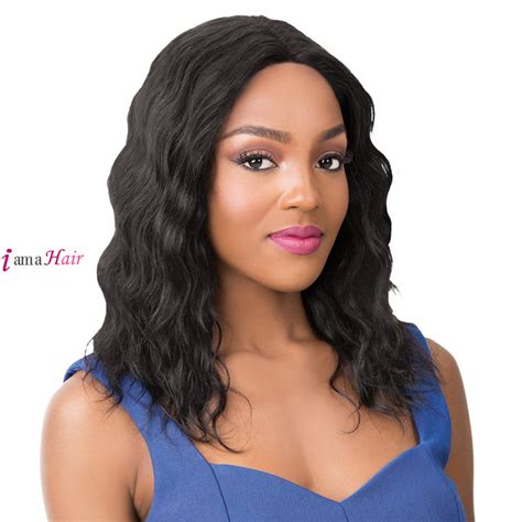 Wet and wavy human hair half wigs. It's a wig Human Hair Lace Front - HH WET N WAVY PACIFIC WAVE