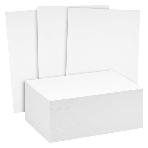 200 Sheets 5x7 110 Lb300 Gsm Cover Thick Cardstock Blank Heavyweight