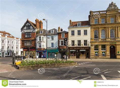 View Of The Old City Of Salisbury Uk Editorial Stock Photo Image Of